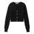 Alessandra Rich Alessandra Rich Cable Knit Cardigan Black