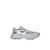 AXEL ARIGATO 'Marathon Runner' Grey Low Top Sneakers With Reflective Details In Leather Blend Woman GREY