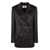 Fendi Fendi Silk Double-Breast Blazer Black