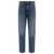 Brunello Cucinelli Brunello Cucinelli "Baggy Authentic Con Shiny Tab" Jeans BLUE