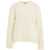 Jucca Knit sweater with western-style fringes White