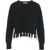 Kaos Knit pullover with fringes Black