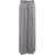 Semicouture Palazzo pants in envers satin 'Gabriella' Grey