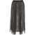 LIU JO SPORT Jersey skirt with animal print Black