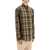 Ralph Lauren Custom Fit Cotton Stretch Shirt 6537 OLIVE MULTI