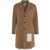 AMARANTO Outdoor wool coat Brown