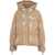 KhrisJoy Quilted down jacket 'Shiny' Beige