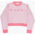 Marni Wool And Cashmere Crew-Neck Sweater With Embroidered Logo Pink