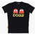 DSQUARED2 Pac-Man Printed Cool Fit Crew-Neck T-Shirt Black