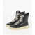 AUTRY Leather Big One High-Top Sneakers Black