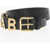 Dolce & Gabbana Leather Belt With Golden Logo 30Mm Black