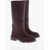 Burberry Rubber Marsh Pull-On Boots Burgundy