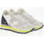 Saucony Suede And Nylon Jazz Triple Low-Top Sneakers With Silver-Ton White