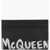 Alexander McQueen Solid Color Leather Card Holder With Printed Logo Black