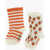 MINI RODINI Set Of 2 Pairs Of Socks In Cotton Blend With Contrasting Det Multicolor