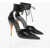 Gucci Patent Leather Pumps With Lace-Up Detail 10Cm Black