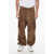 Moncler Corduroy Cargo Pants With Contrasting Pocket Brown