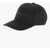 Alexander McQueen Solid Color Cap With Ton Sur Ton Logo Black