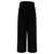 Max Mara 'S Max Mara "Dina" Wide Gabardine Trousers Black