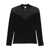 FEDERICA TOSI Federica Tosi T-Shirt With Mesh Details  Black Elasticated Design Button Back Closure Black