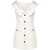 Alessandra Rich Alessandra Rich Short One-Shoulder Dress WHITE