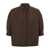 Philosophy Philosophy Di Lorenzo Serafini Short-Sleeve Cropped Shirt In Wool Blend BROWN