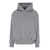 Philosophy Grey Hoodie With Tonal Logo Print In Cotton Woman GREY