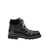 Doucal's Doucal'S Hammered Leather Ankle Boot Black