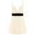 Dolce & Gabbana Dolce & Gabbana Woolen Dress With Satin Belt And Straps WHITE