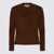 AMI Paris AMI Paris Brown Wool Knitwear FAWN