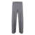 Fabiana Filippi Grey Pants With Elastic Waistband In Wool Blend Woman GREY