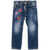 DSQUARED2 Pac-Man Embroidered Clement Jeans Blue