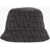 Valentino Garavani Garavani Two-Tone Bucket Hat With All-Over Logo Black