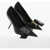 Salvatore Ferragamo Leather Erica Pumps With Ton Sur Ton Bow 10.5Cm Black