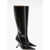 Bottega Veneta Knee-Length Rocket Boots With Wedge Heel 10Cm Black