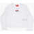 Diesel Red Tag Long Sleeved Tnesa Crew-Neck T-Shirt White