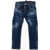 DSQUARED2 Vintage Effect Cool Guy Jeans With Visible Stiching Blue