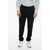 Dolce & Gabbana Virgin Wool Pants With Drawstring Waist Black