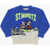 Mc2 Saint Barth Disney Wool Blend Crew-Neck Sweater With Embroidery Blue