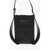 Armani Emporio Nylon Shoulder Bag With Vegan Leather Black