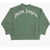 Palm Angels Cotton Crew-Neck Sweatshirt Green