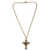 Radà Necklace with cross pendant Gold