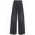 Golden Goose Wide leg jeans with pleats Black