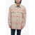 AMI ALEXANDRE MATTIUSSI Virgin Wool Overshirt With Check Motif Multicolor