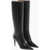 Valentino Garavani Leather Under-The-Knee Boots With Studded Detail 9Cm Black