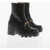 Gucci Leather Magnum Booties With Front Morset 9Cm Black