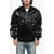 Isabel Marant Shiny Fabric Donny Puff Bomber Black