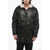 Giorgio Brato Leather Parka Jacket With Removable Fur Inner Black