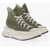 Converse All Star Chuck Taylor Fabric High Top Sneakers 6Cm Green