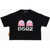 DSQUARED2 Cotton Crew-Neck T-Shirt With Pac Man Print Black